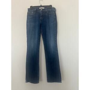 Levi's 505 Straight Leg Flap Pocket Dark Wash sz 6
